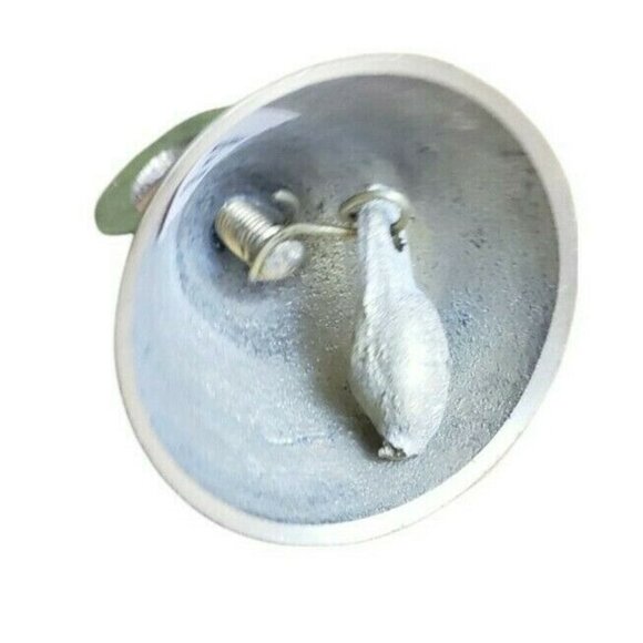 Brass Bell Circular Top Mini Cone Shaped India Home Decor 1.5" Gold Colored - Picture 6 of 6